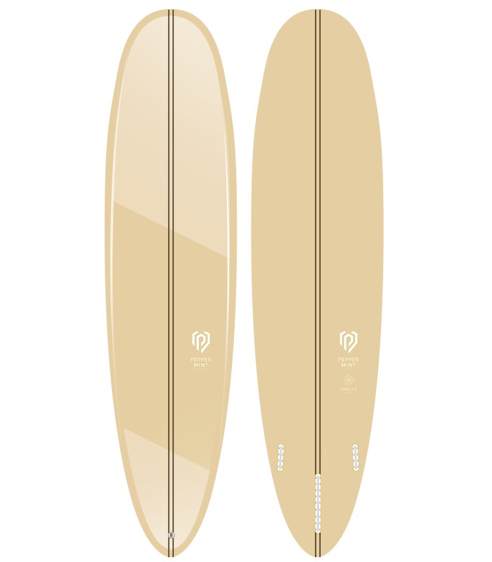 Prancha do surf Peppermint Surfboards Minimal 8'4 Vanilla - Surf Resina Tintada