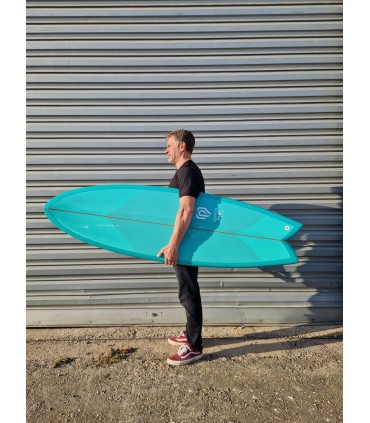 Peppermint Classic Fish 5'11'' / 6'2'' / 6'6" Mint - Surf Resina Tintada