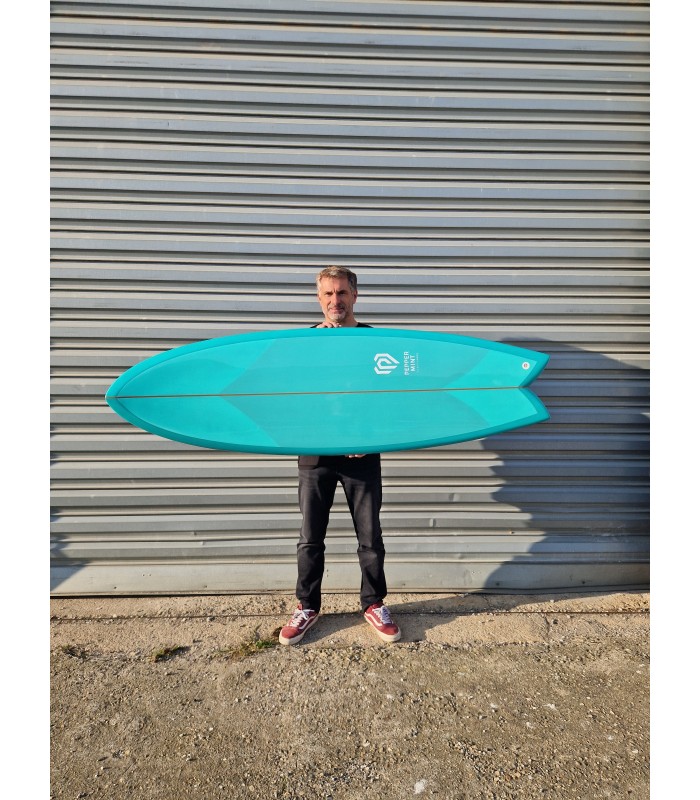 Peppermint Classic Fish 5'11'' / 6'2'' / 6'6" Mint - Surf Resina Tintada