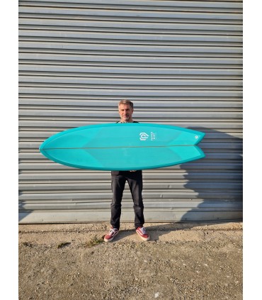 Peppermint Classic Fish 5'11'' / 6'2'' / 6'6" Mint - Surf Resina Tintada