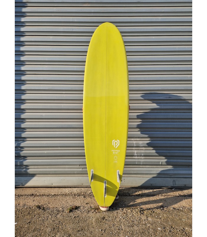 Peppermint Mid Length 7'6" Lime - Surf Resina Tintada