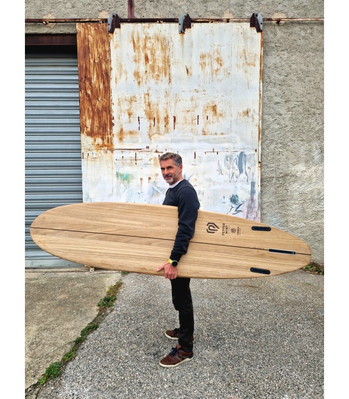 Peppermint Mid Length 7'6" Timber - Surf Madera Natural