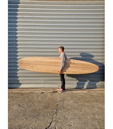 Peppermint Superglide 9'5" Timber - Longboard Surf Madera Natural