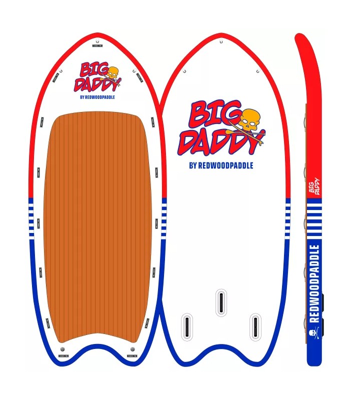 Big Daddy 16′ - Prancha Stand Up Paddle Surf Redwoodpaddle XXL