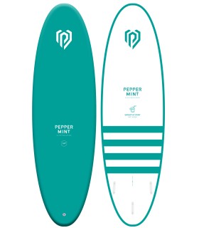 Surf Smoothy Mint 6'6 Round Tail Peppermint - Prancha Soft Surf