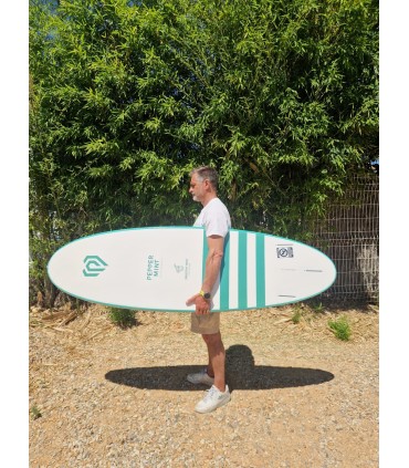 Surf Smoothy Mint 6'6 Round Tail Peppermint - Prancha Soft Surf