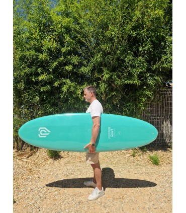 Surf Smoothy Mint 6'6 Round Tail Peppermint - Prancha Soft Surf