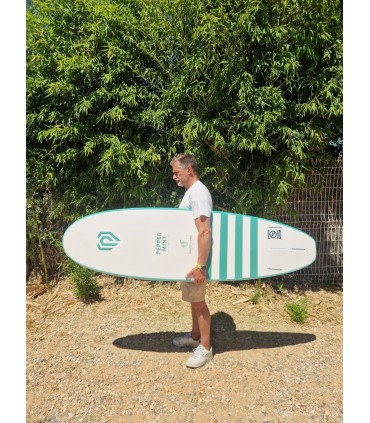 Surf Smoothy Mint 6'6 Square Tail Peppermint  - Prancha Soft Surf