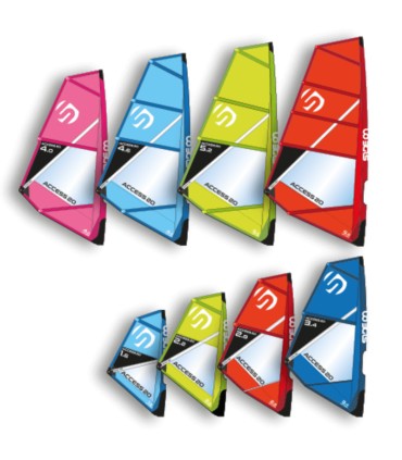 Equipamento de windsurf completo, com vela, mastro, retranca, drisa, vara de extensão. Ideal para fixar na sua prancha de windsu