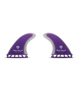 Quilhas laterales Purple M 4'72  - Prancha Surf