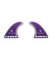 Quilhas laterales Purple M 4'72  - Prancha Surf