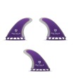 Quilhas Thruster Purple M 4'72  - Prancha Surf