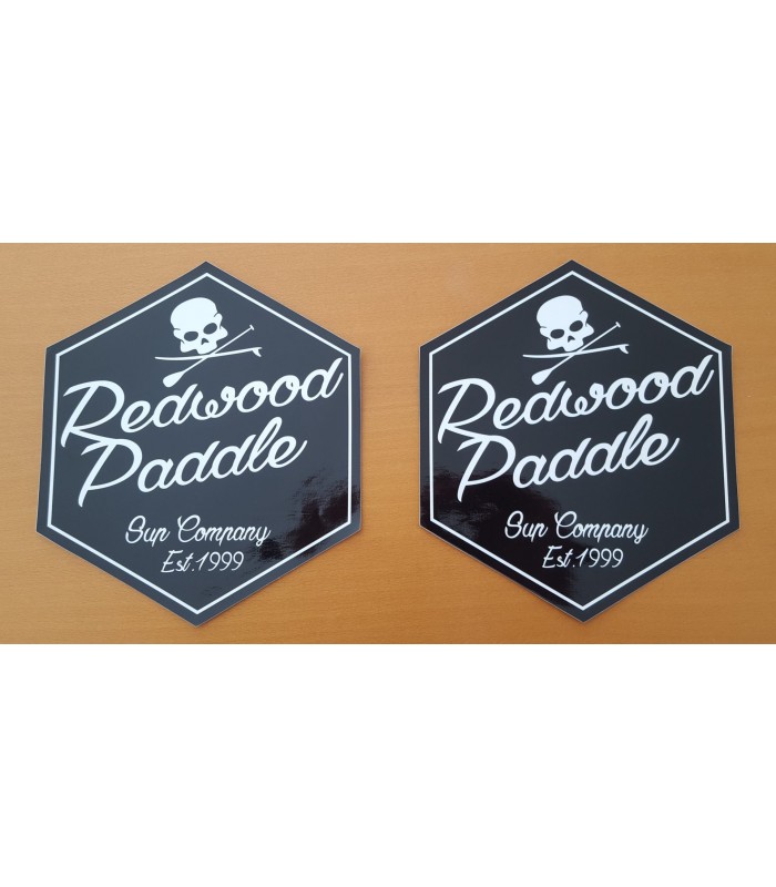 Stickers Pack Black - Prancha Stand Up paddle Surf SUP Redwoodpaddle