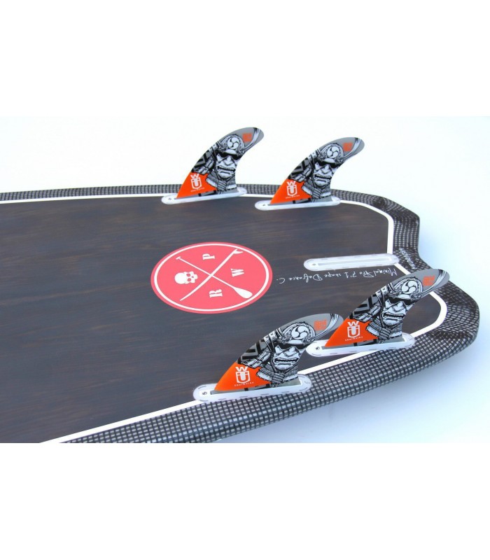 Set 4 Quilhas SUP Quad 110 Orange - Prancha Stand Up Paddle Surf SUP Redwoodpaddle