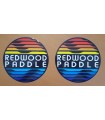 Stickers Pack Color - Prancha Stand Up Paddle Surf SUP Redwoodpaddle