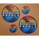 Stickers Pack Color Medium - Prancha Stand Up Paddle Surf SUP Redwoodpaddle