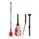 Pagaia SUP Player Ajustável Black Red