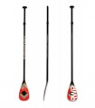 Pagaia SUP Player Ajustável Black Red