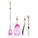 Pagaia SUP Player Ajustável White Pink