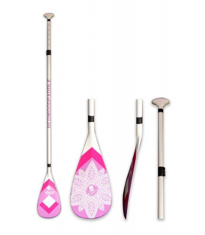 Pagaia SUP Player Ajustável White Pink