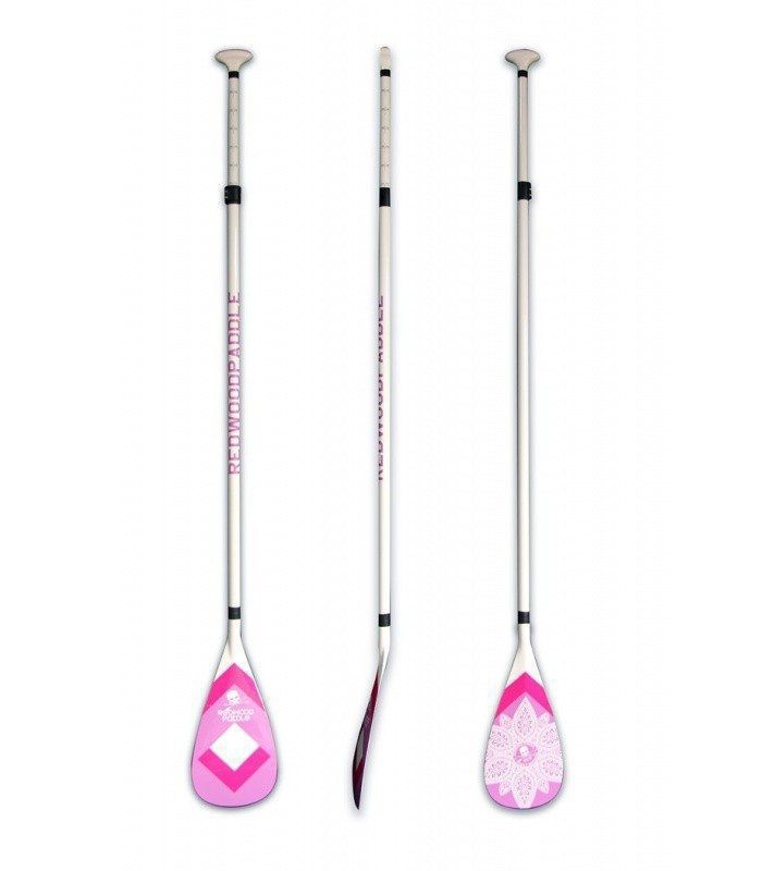 Pagaia SUP Player Ajustável White Pink