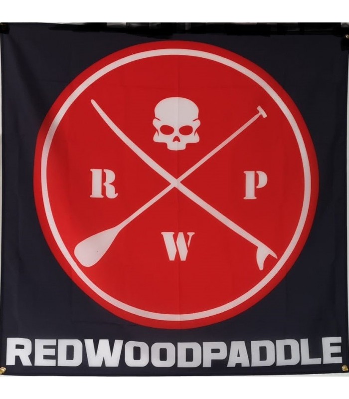 Bandeira Redwoodpaddle quadrada - Prancha Stand Up paddle Surf SUP Redwoodpaddle