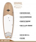 Minimal Natural Wood 8'6