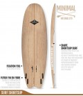 Minimal Natural Wood 8'6